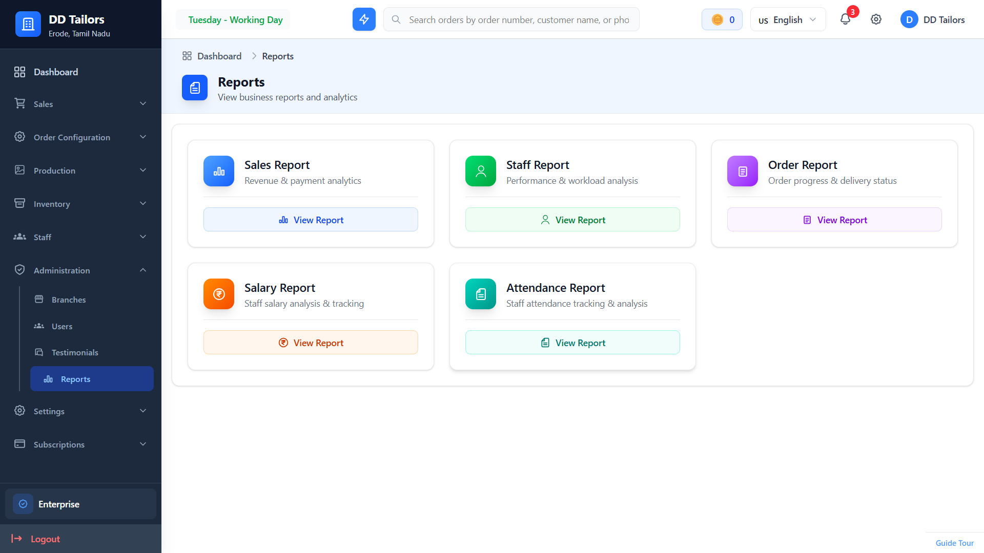 Reports Overview